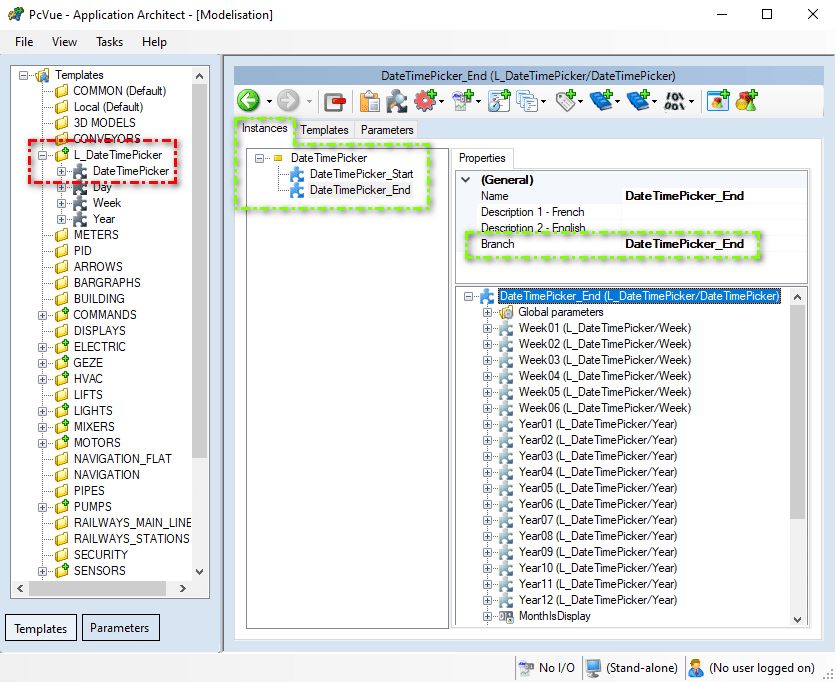 DateTimePicker Application Architect