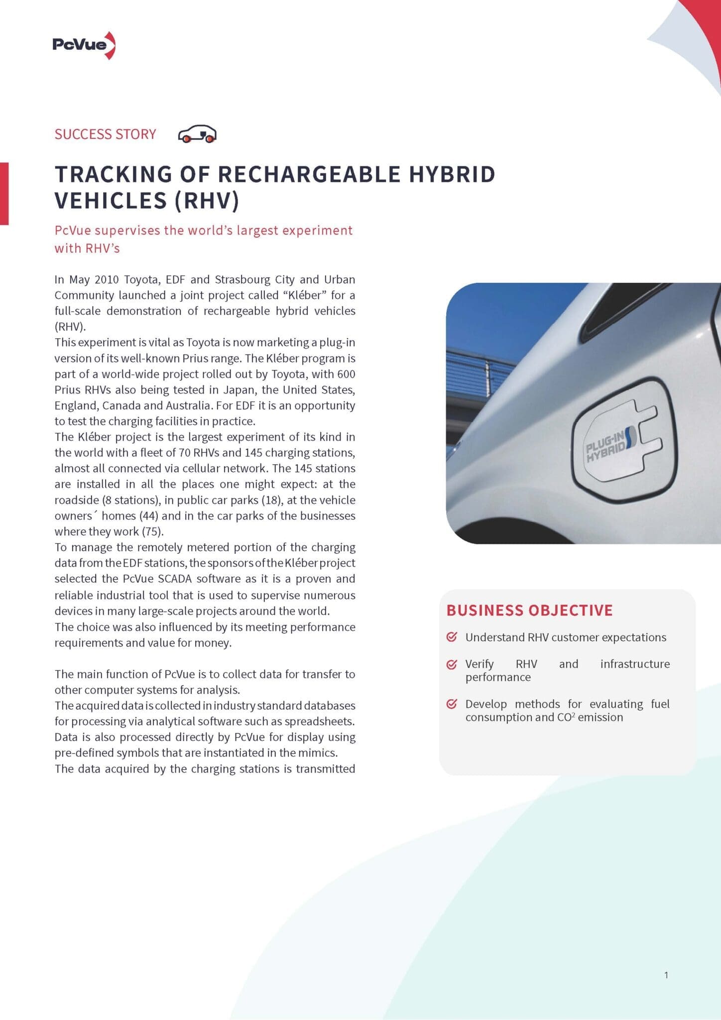 TRACKING OF RECHARGEABLE HYBRID VEHICLES (RHV)