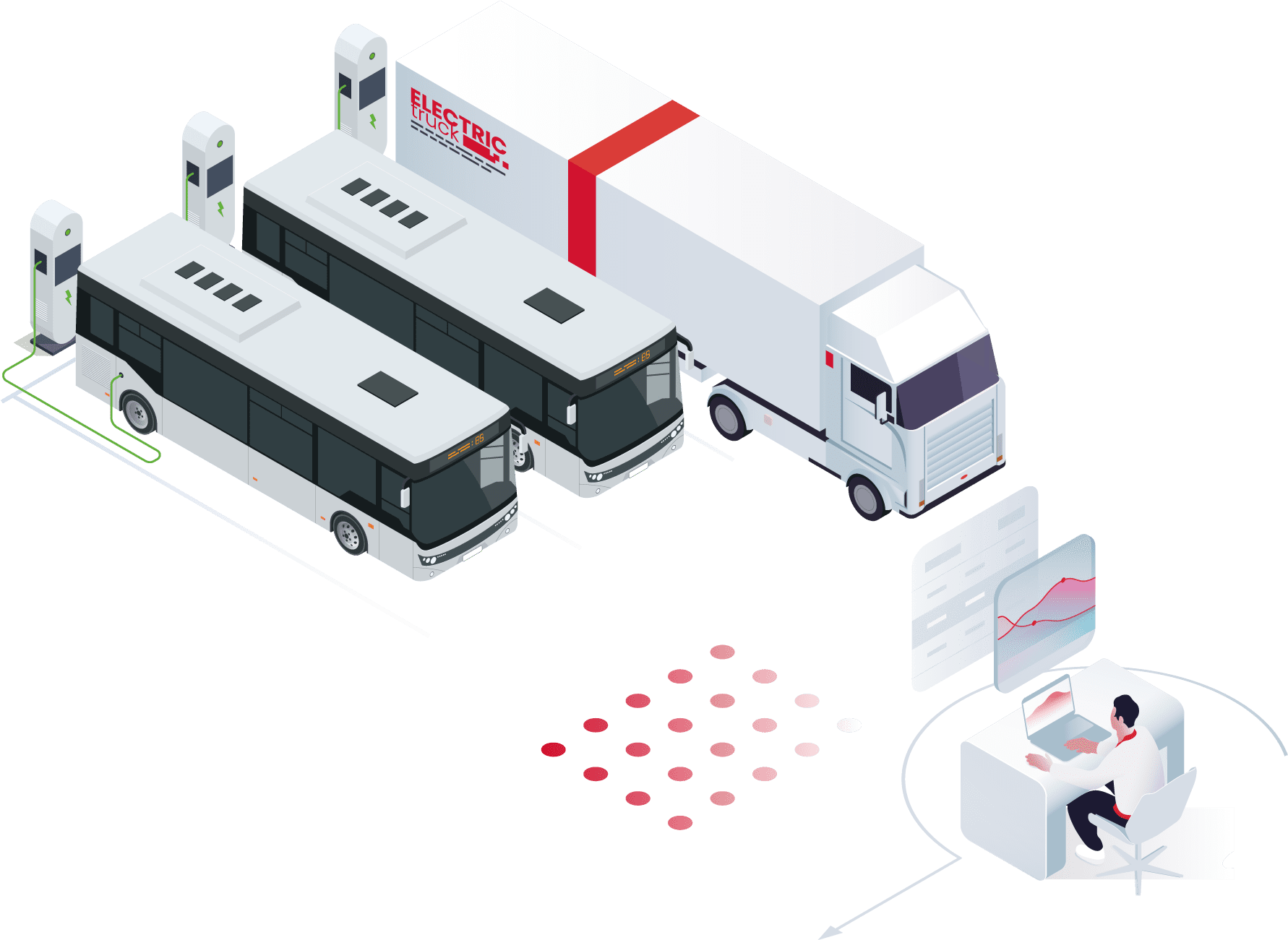 e bus illustration