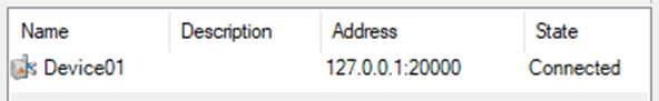 DNP3 device status on Application Explorer