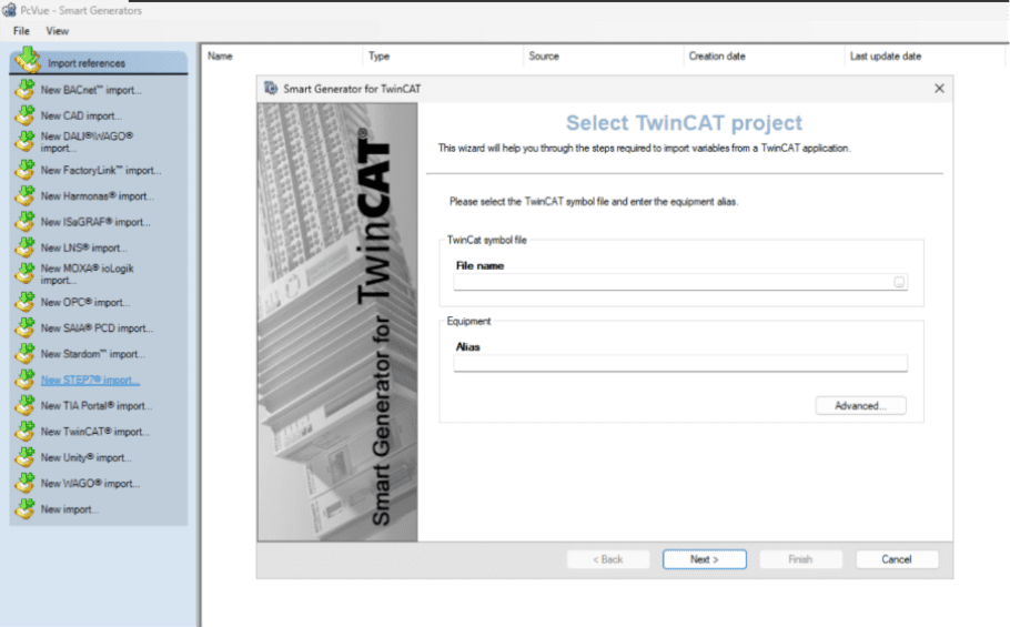 Smart Generator for TwinCAT Wizard
