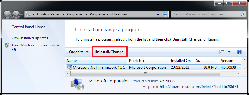 1497=225 Framework45 Change